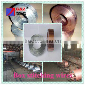 The manufacturer of packaging boxes galvanized metal stitching wire