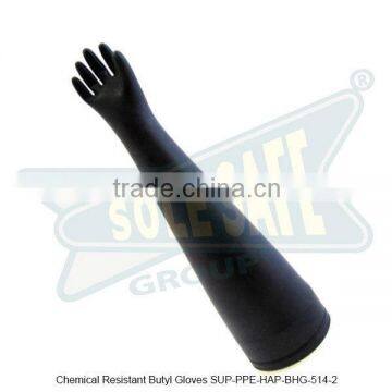 Chemical Resistant Butyl Gloves ( SUP-PPE-HAP-BHG-514-2 )