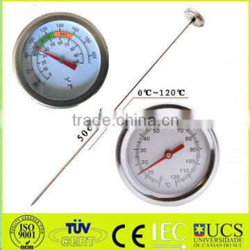 stainless steel outdoor soil thermometer