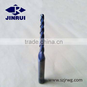 Carbide taper ball end mill for wood