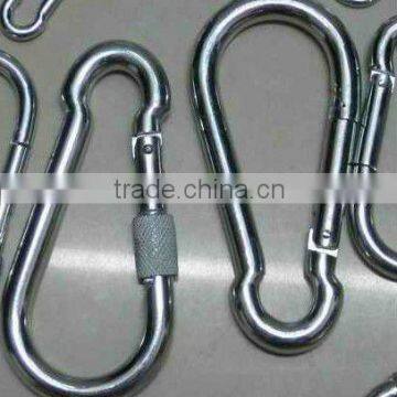 Heavy load metal carabiner hook