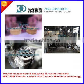 Ceramic membrane module with ss housing for ultra filtration system