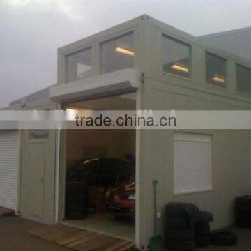 Modified container carport,one car portable garage