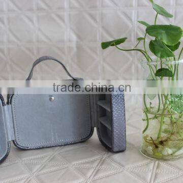 Faux Leather Foldable Jewelry Box Trendy Design Factory Price photo-4