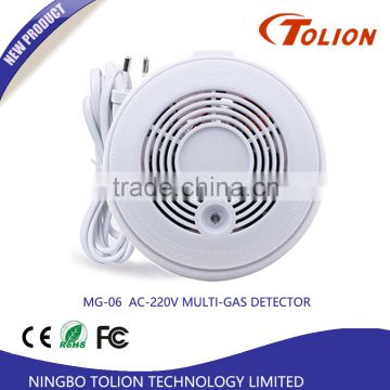 Small Gas Alarm Sensor Fixed Gas Detector for CO+Natural Gas