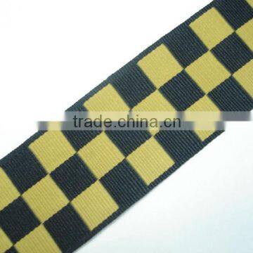 Check Webbing trimming Fabric ribbon strap gift decorative