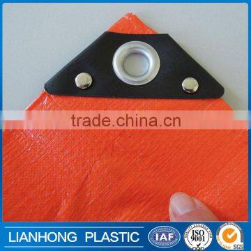 Orange and green china pe waterproof tarpaulin