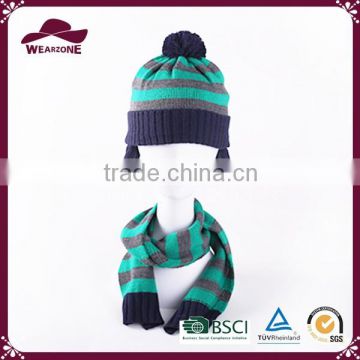 Cute children helmet and scarf set