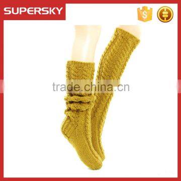 V-149 Handmade knitted hotsell long crochet ski socks/leg warmers