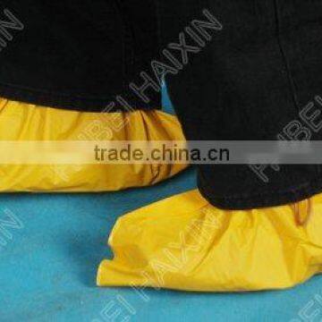 Disposable plastic boot shoe cover, shoe protection pvc