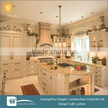2015 modular white shaker wood carcass kitchen cabinets made in china