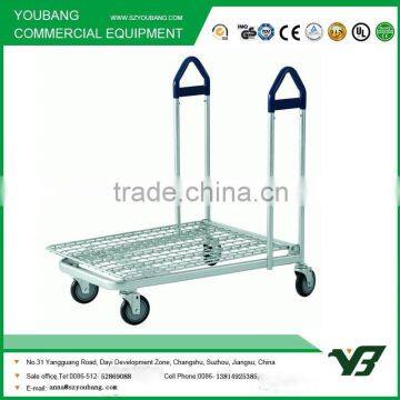 HOT SALE! Heavy Duty Steel Powder Coating Supermarket Shopping trolley