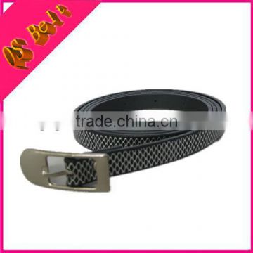 White Spot Lady Modern Belt For Dresses