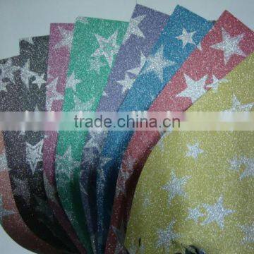 The Star Shape Pattern Glitter Film