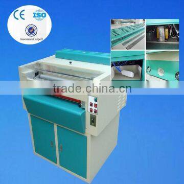 multi-roller uv coating and embossing machine