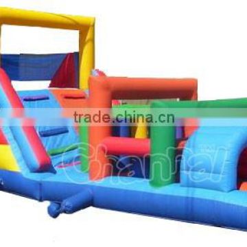 32ft commercial good quality inflatable obstacle course for kids