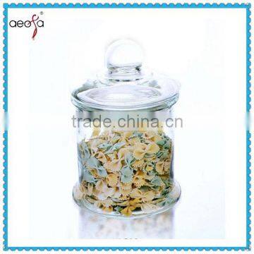 antique decorative food grade round wholesale glass cookie storage containers jars wholesale