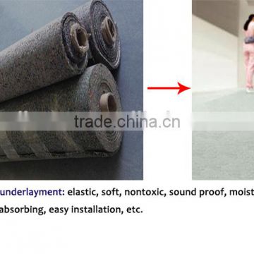 Multifunctional silent floor underlay, preventing growth of mold and fungus, fire and moisture proof,