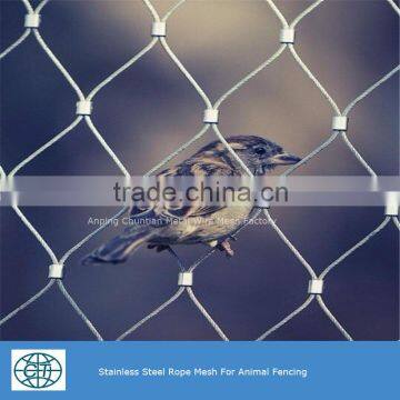304 stainless steel wire rope monkey mesh tiger netting for animal enclosure fences