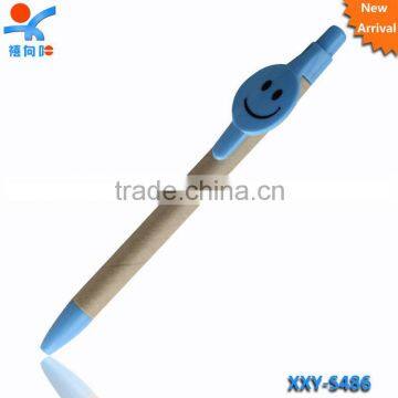 Cute cartoon clip high quality cheap paper pen