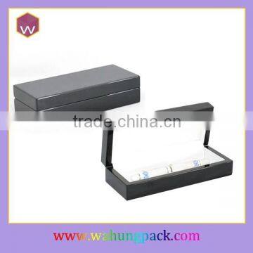 Grey pen boxes wooden presentation foldable pen box