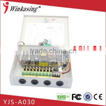 2016 Hot sale psu 12V 5A 9CH power supply YJS-A030 with CE RoHS CCC