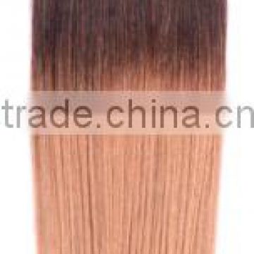 best sold colorful ombre hair weft who is riched in various kinds of brazilian human hair