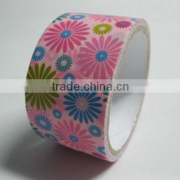 Hot sale offer printed colorful beautity cloth tape for packing and decorating