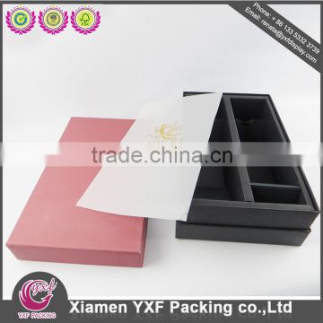 High quality hot stamping wine paper box packaging