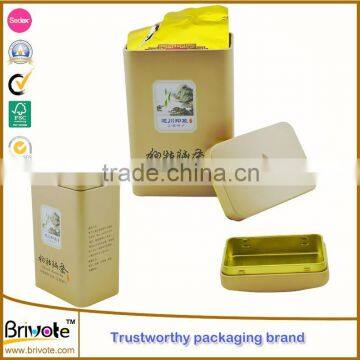 2015 hot sale Factory price wholesale custom tea tins