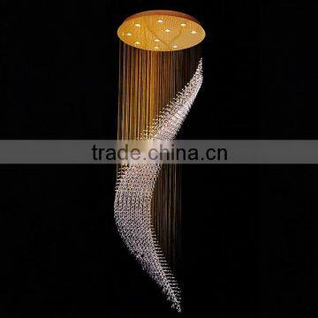 spiral chandelier made in China