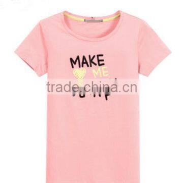 Fashion Cheap Wholesale Latest Design Custom Women Print T-shirt in Bulk photo-2