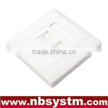 2 port Face Plate , size:86x86mm