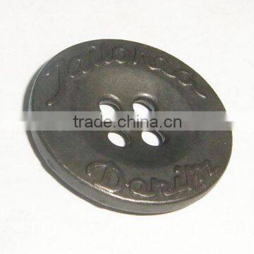 4-holes metal sewing buttons for garments/coats