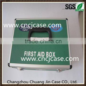 China factory price carrying green aluminum first aid box