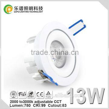 CCT Adjustable 13W/15W Led Downlight Wholesale 3 Years Warranty Cob Led Downlight Shenzhen Manufacturer photo-3