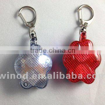 New style keyring Aliexpress to paw-shaped flashlight keychain