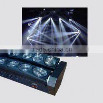 Double Row 8X10W white color led spider moving head light DMX Led Moving head Beam Light DJ Led spider Beam Light