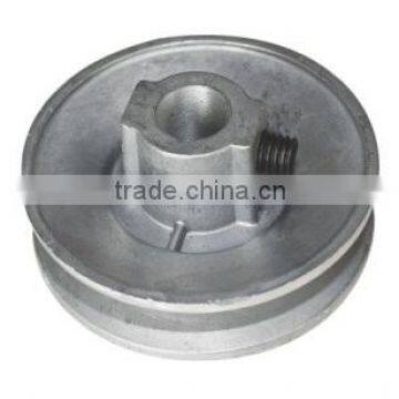 Aluminum alloy strap wheel, aluminum pulley