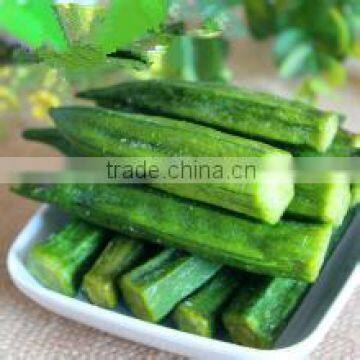 we Are Supply VF Snacks, VF Dried Okra Crisp With Good Quality for Sale