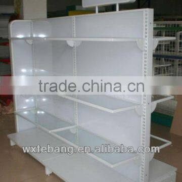 market displayed cosmetic wash shelf