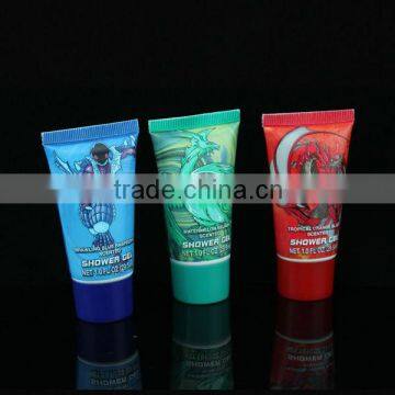 cartoon shower gel cosmetic plastic soft tubes