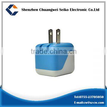 2016 Best Quality Colorful Universal Super Capacitor Portable Travel Charger Adapter With Usb Charger