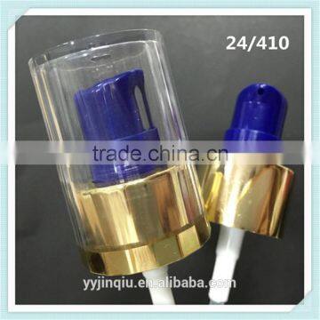 Metal Foam Soap Pump 24410 Matt Metal Pump Screw Cream Pump For Cosmetic Packaging 24/410 Metal Cream Pump With Silver Color
