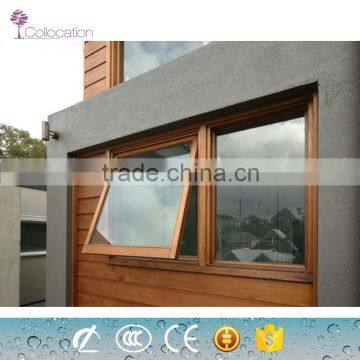 Top Hung Opening Air Tempered Glass Window