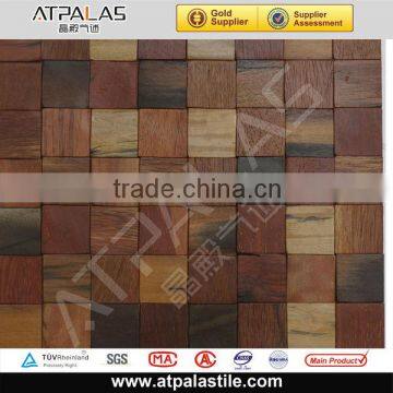 wood mosaic tile in 320x320mm