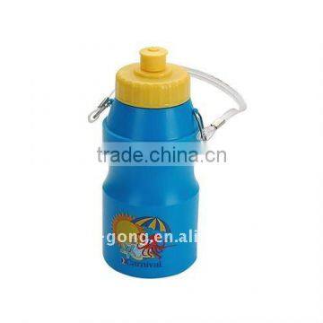 BPA free plastic sport water bottle with string for kid