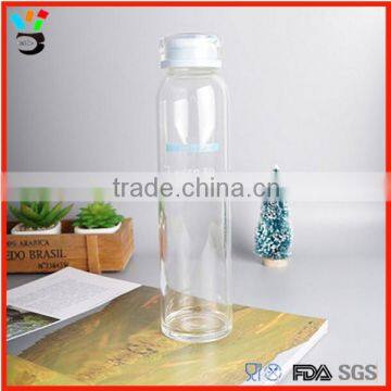 wholesale borosilicate 18oz glass water bottle