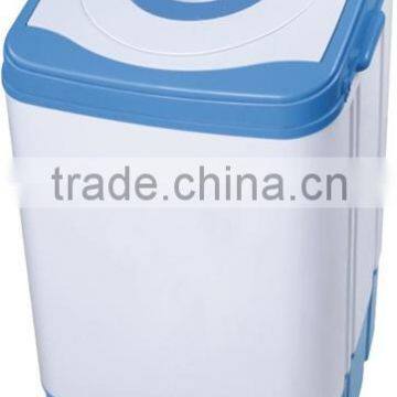 Mini single tub top loading household laundry machine