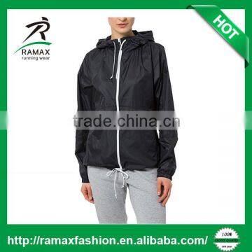 Ramax Custom Women Plain Lightweight Outdoor Windbreaker Track Jackets photo-3